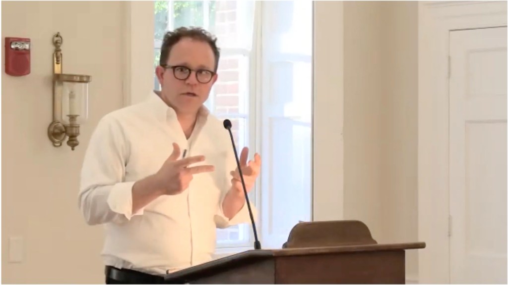 “Permanent Crisis” Lecture at St. John’s&nbsp;College